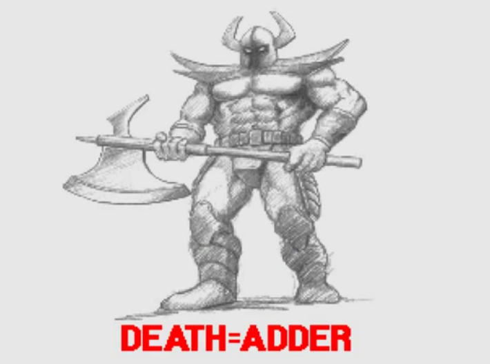 Golden Axe Death Adder miniature DnD fantasy games 3d printed