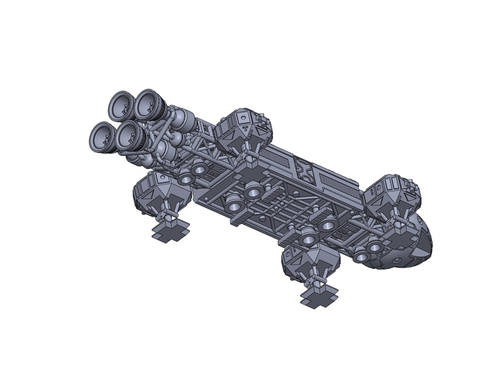 Space1999Eagle transporter 3d printed 