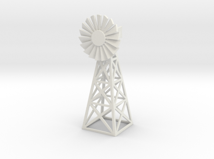 Steel Windmill 1/120 3d printed