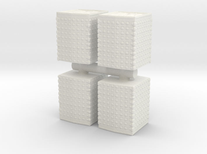HESCO Sandbag Barrier (x4) 1/100 3d printed