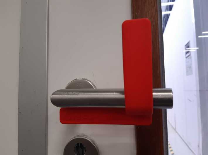 Touchless Door Opener (Right) by Shapeways 3d printed 