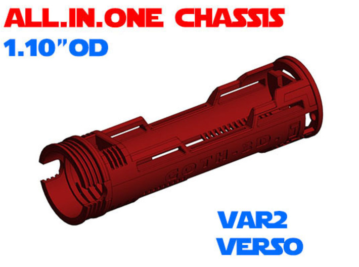 ALL.IN.ONE - 1.10&quot;OD - Verso chassis Var2 3d printed