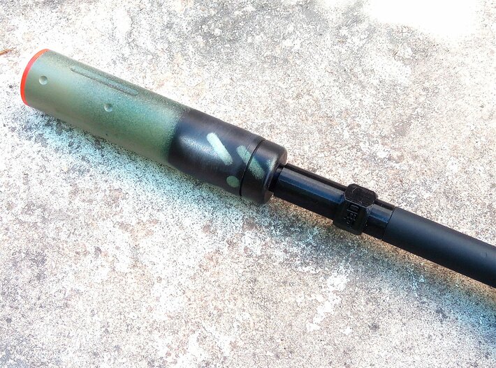 MCX MPX 62mm Barrel Extension (14mm+) 3d printed 