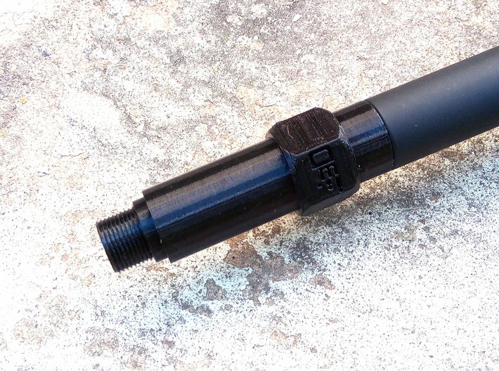 MCX MPX 62mm Barrel Extension (14mm+) 3d printed 