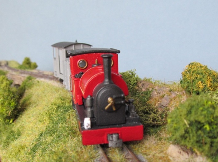 009 Saddle Tank Tram Engine 3d printed 