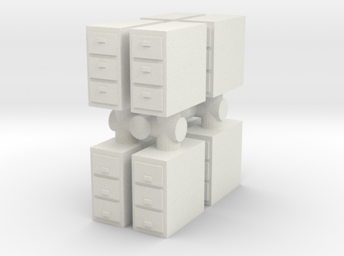 Office Cabinet (x8) 1/64 3d printed