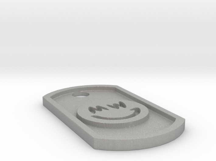 Grin Cryptocurrency Themed Dog Tag 3d printed