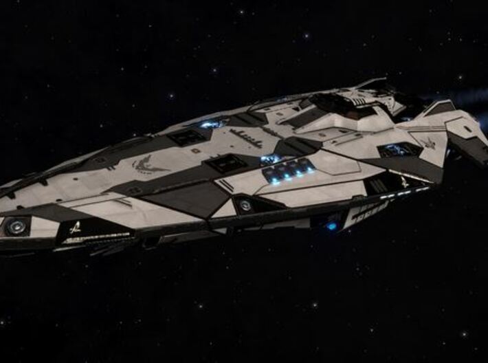 Elite Anaconda starship 3d printed 