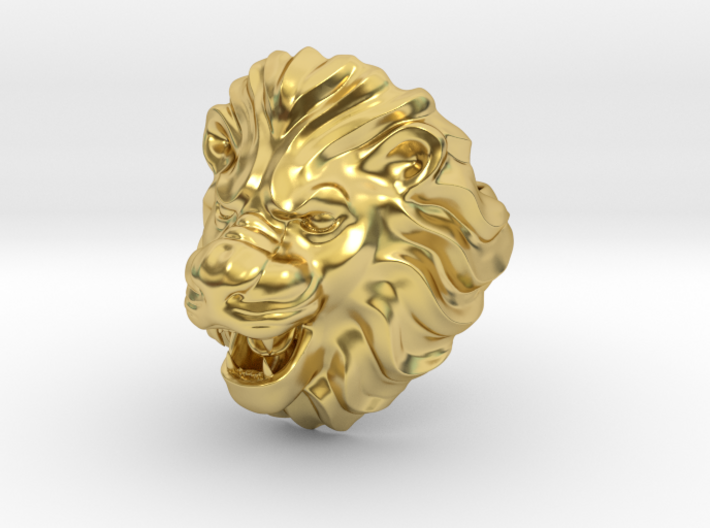 Ring Lion Leo Lev 3d printed