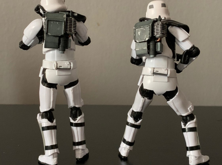 Imperial Magma Trooper Backpack 3.75 scale 3d printed 