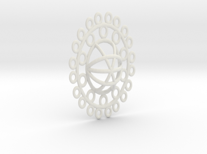 Ellipse Pendant 3d printed