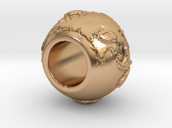 ring with land embossed around 3d printed