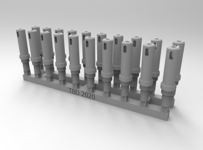 Bolt Rifle Suppressors Flash Break V3 x20 3d printed