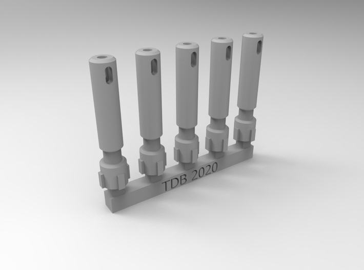 Bolt Rifle Suppressors Eliminator x5 3d printed 