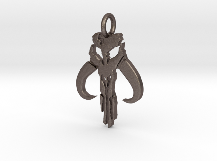 Mythosaur Skull Pendant (Small) 3d printed