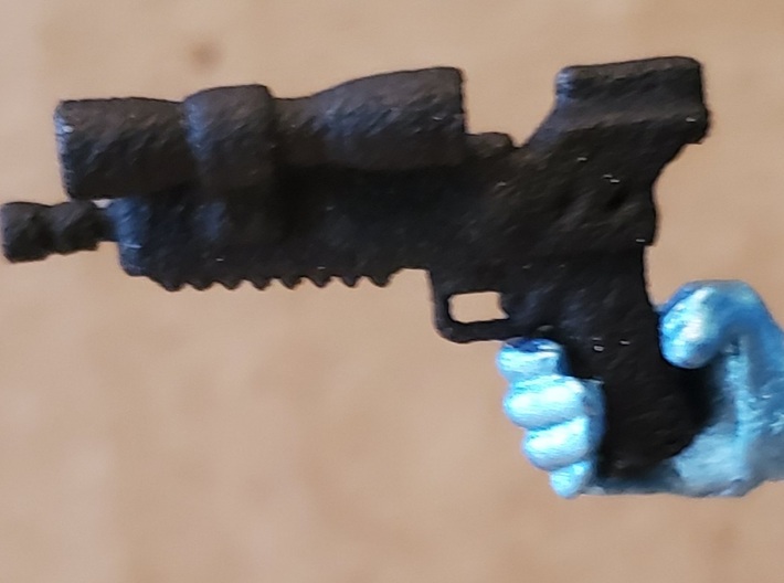 Brilliant Imperial Blaster for 3 3/4inch! 3d printed 