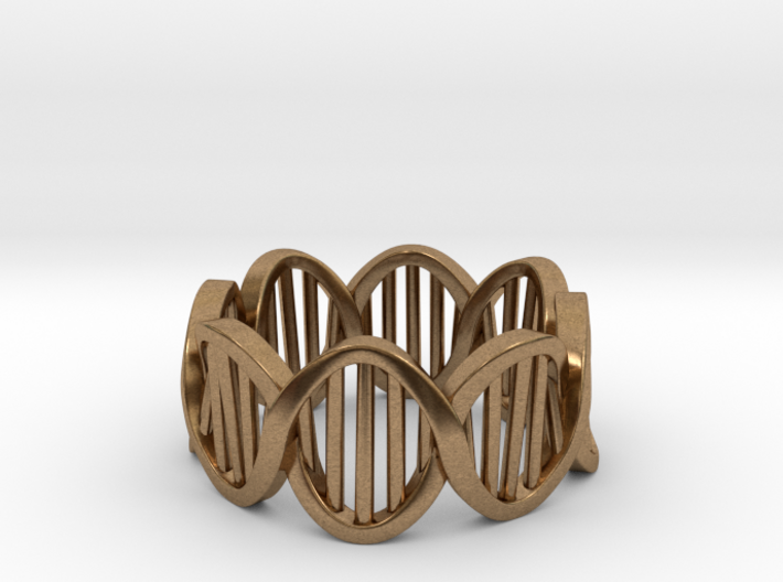 DNA Ring (Size 6) 3d printed