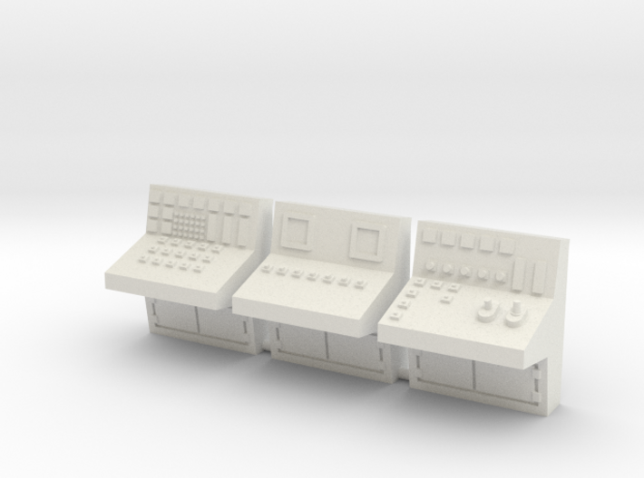 HO scale control console 3pc 3d printed