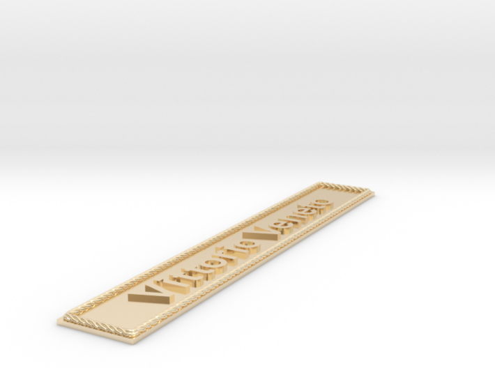 Nameplate Vittorio Veneto (10 cm) 3d printed