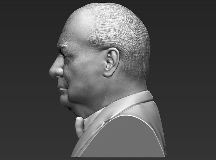 Winston Churchill bust 3d printed 