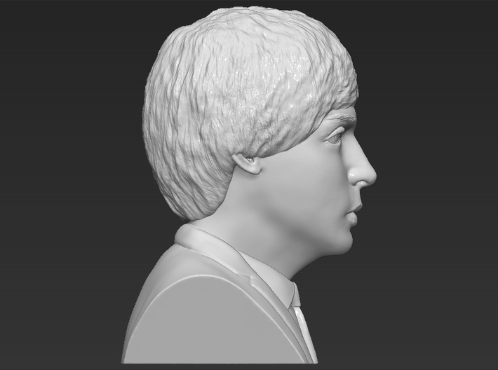 Paul McCartney bust 3d printed 