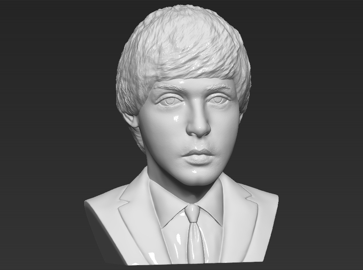 Paul McCartney bust 3d printed 