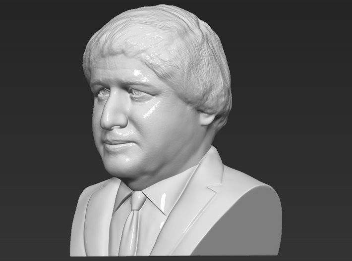 Boris Johnson bust 3d printed 