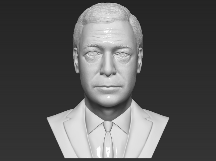Nigel Farage bust 3d printed