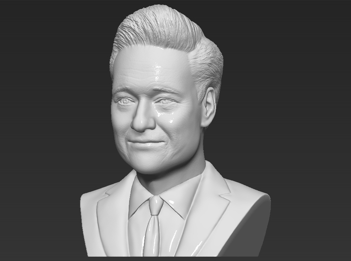 Conan O'Brien bust 3d printed 
