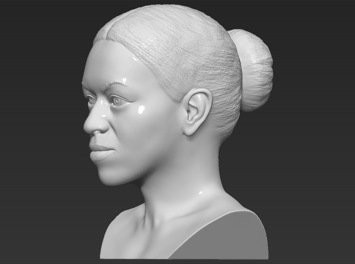 Michelle Obama bust 3d printed 