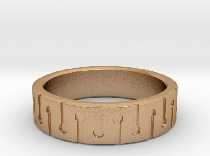 Winding Ring 3d printed