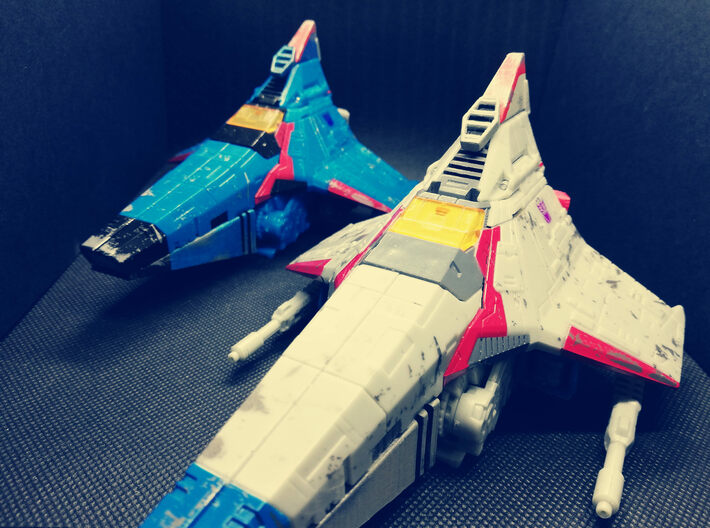 Transformers Siege Starscream nose filler 3d printed Works on all seekers