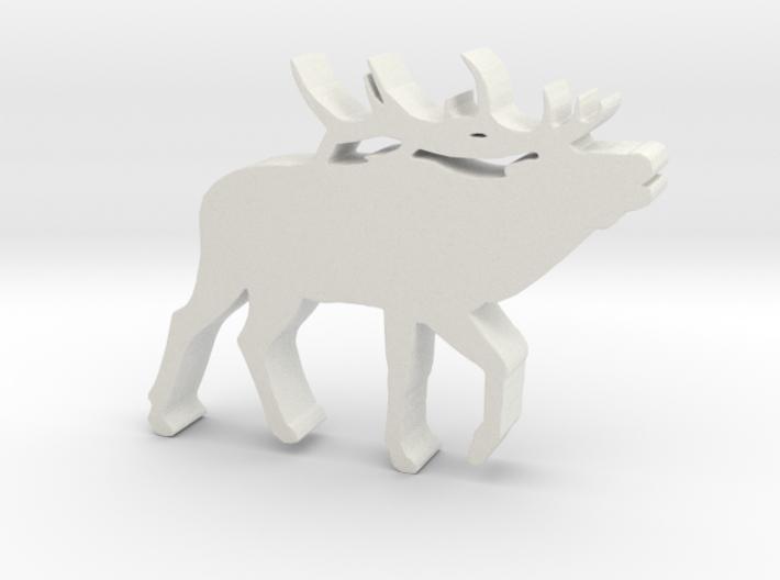 Elk Game Piece 3d printed