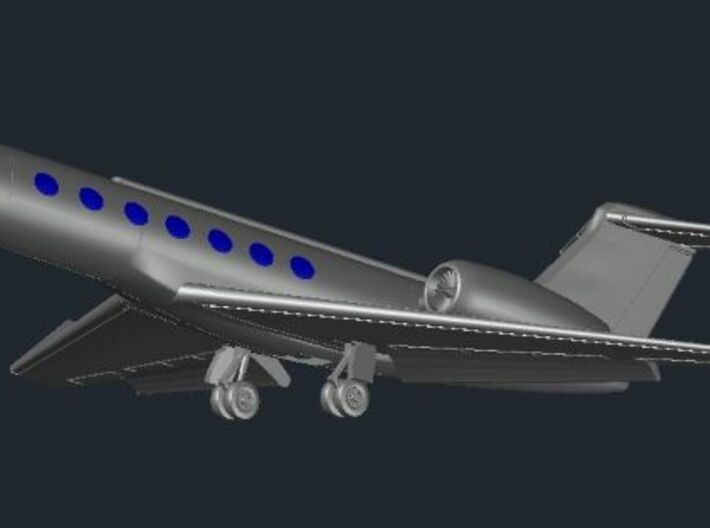 G550-144Scale-Detailed-01-Airframe-right 3d printed 