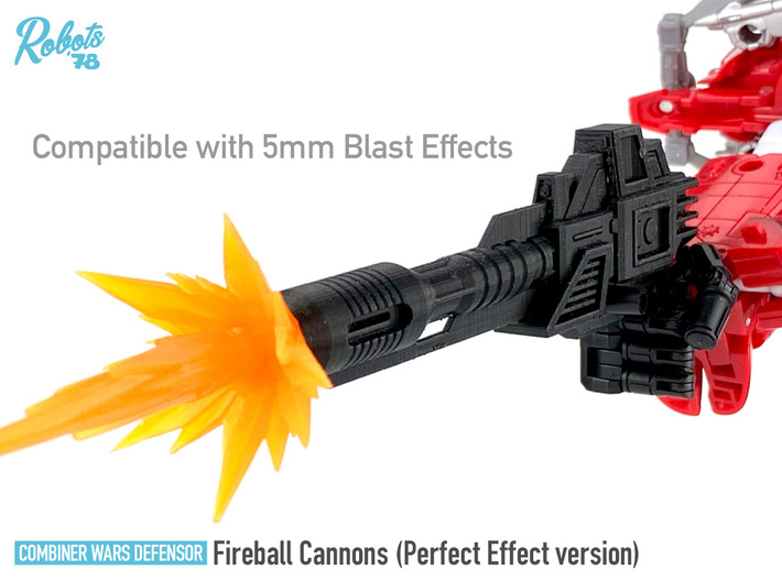 [PE ver.] CW/UW Defensor Fireball Cannons 3d printed 