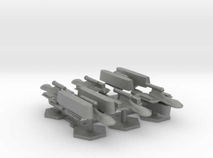 7000 Scale Romulan Fleet Tug Collection MGL 3d printed