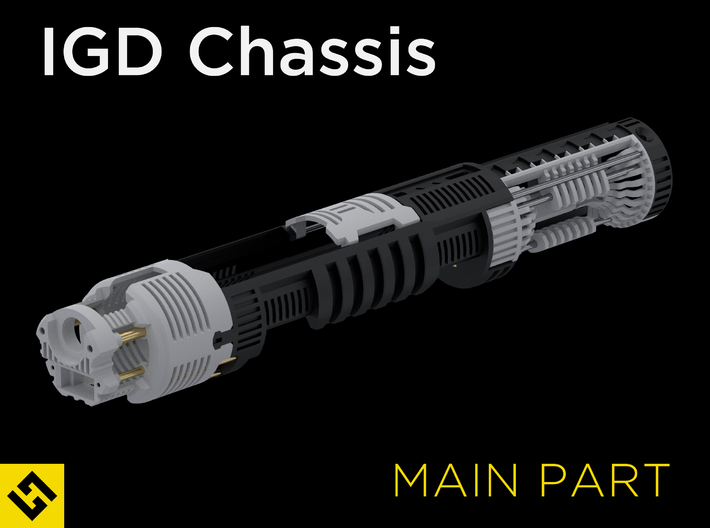 IGD Chassis P1 - Main Part 3d printed