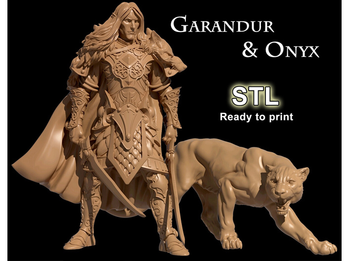 Garandur and Onyx 3d printed