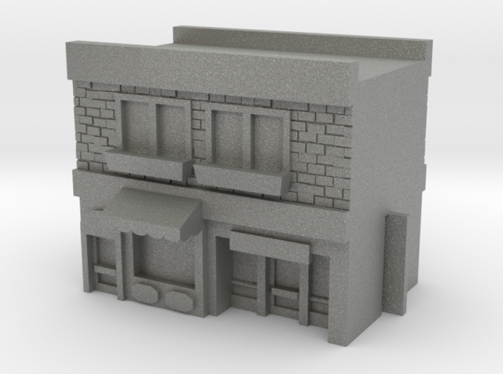 Row Building - Mid - Shops 2 3d printed