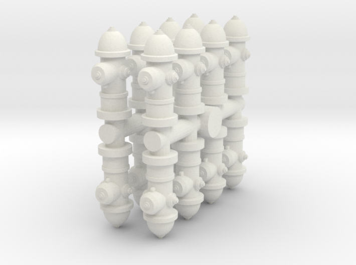 Fire Hydrant (x16) 1/72 3d printed