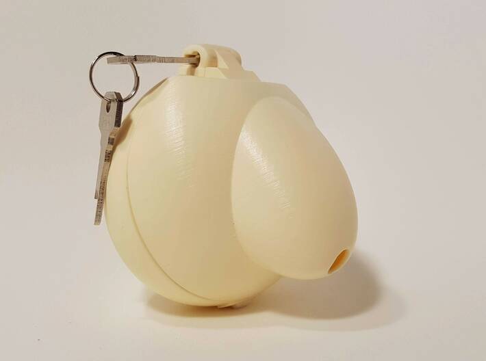 P11 "Contained" Front by Heart-ON Chastity  3d printed Contained by Heart-ON Chastity