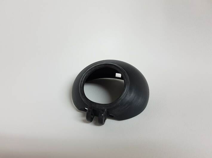 44mm BACK to Heart-ON Chastity's Contained and Cag 3d printed Back in Black