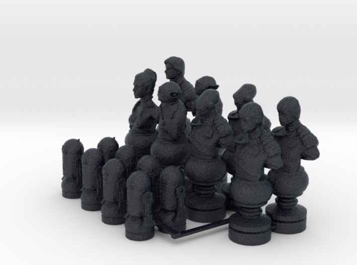 Star Wars Good Guys Chess Set 3d printed This is a render not a picture