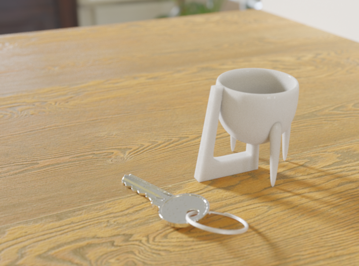 Cup 02 (small) 3d printed Render with glossy varnish
