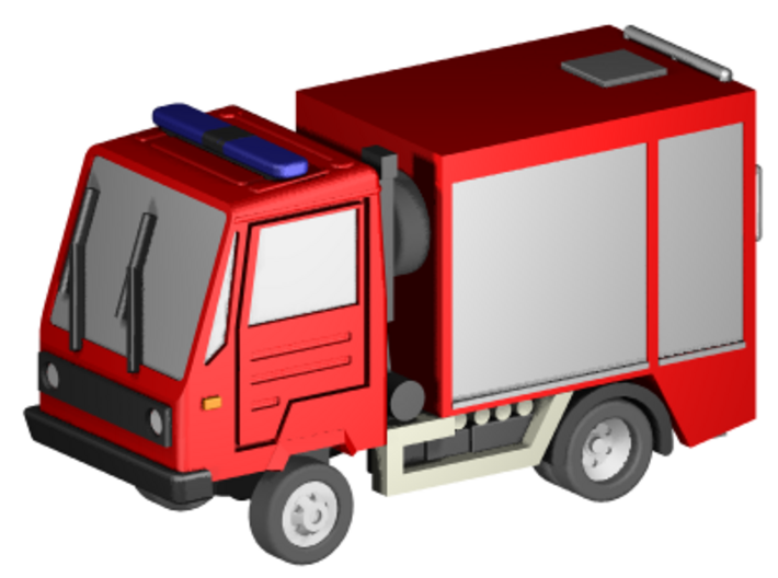 Multicar-Feuerwehr (Z 1:220) 3d printed 