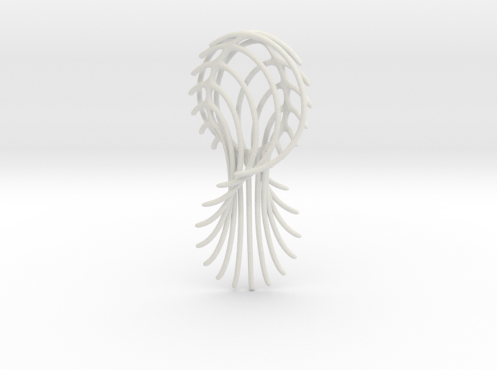 Abstract 2 Pendant 3d printed 
