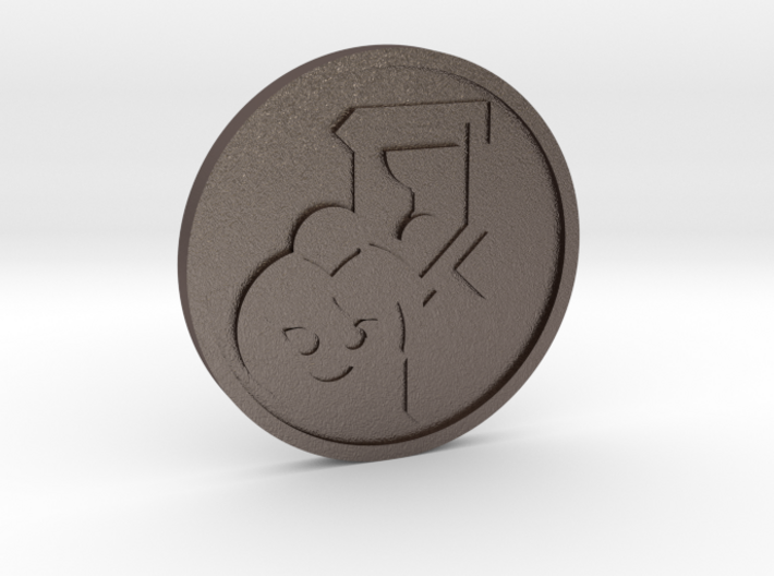 Page of Cups Coin 3d printed