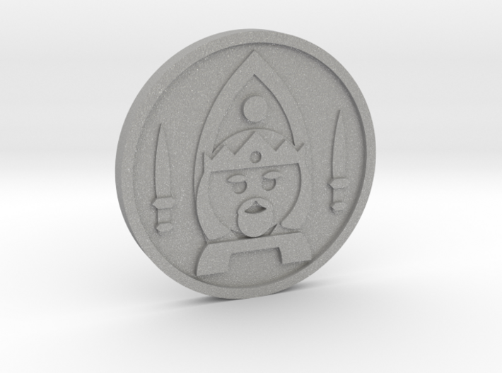 King of Swords Coin 3d printed