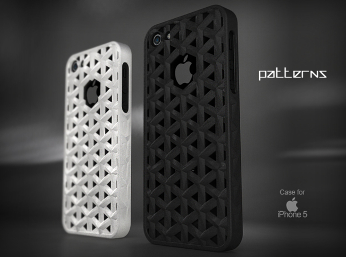 Iphone 5, 5S "Patterns" Cover Case 3d printed 