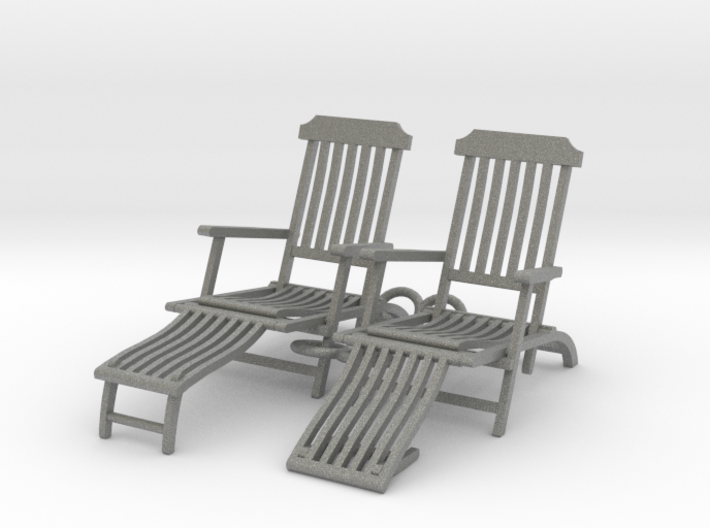 deck chair ergonomic 1to32 new2 pair up down 3d printed